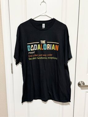 Men’s Dadalorian Star Wars tshirt size XL nwot Mandalorian